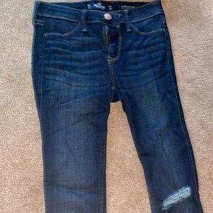 hollister low rise jean leggings size 0